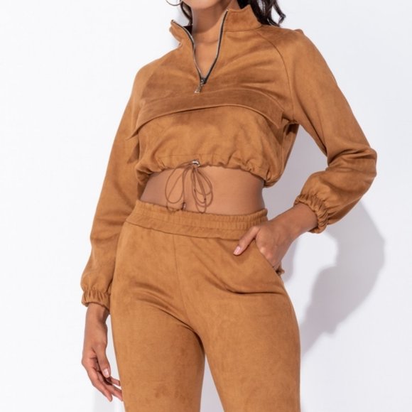 Persuade Me Jogger Set | Camel - Picture 3 of 6